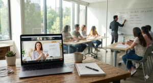 Terdapat kelas online dan offline